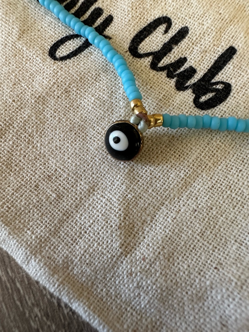 PURA VIDA Rare Evil Eye Seed Bead - Picture 5 of 5